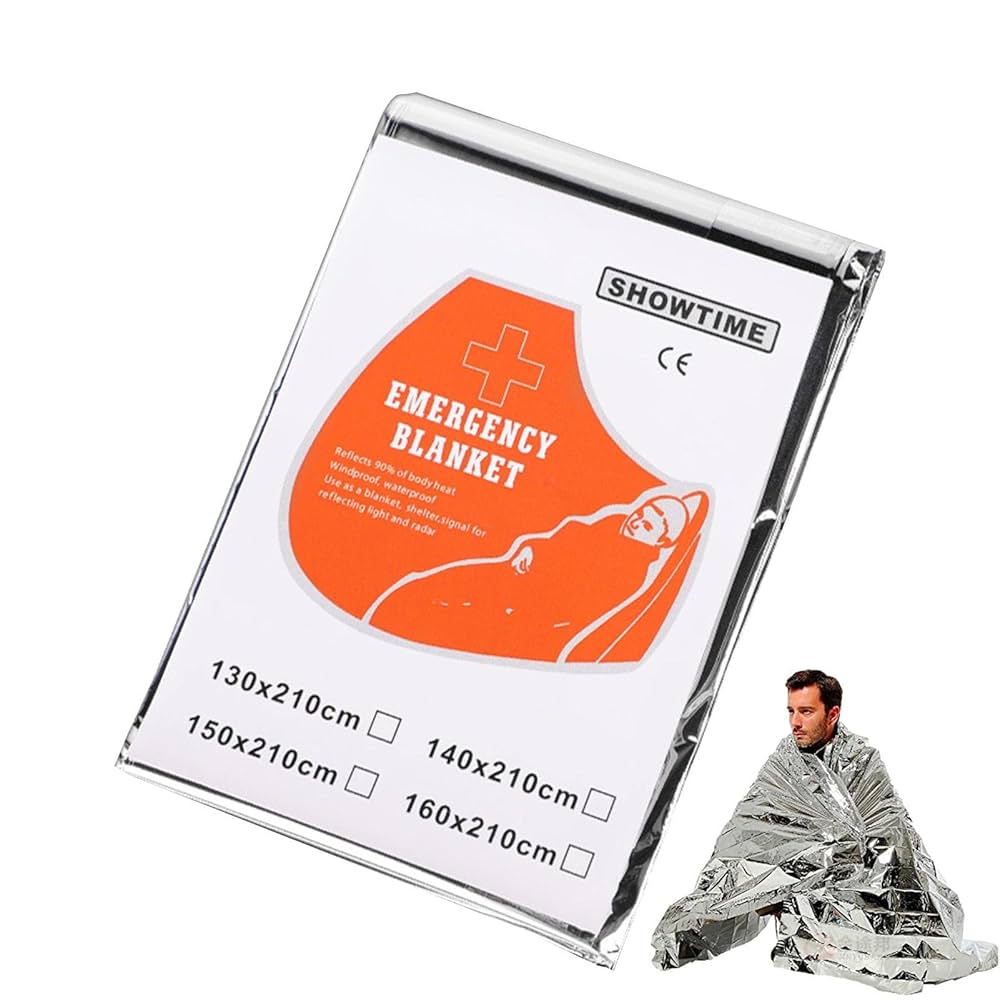 Emergency Survivor Thermal Blanket (Silver)