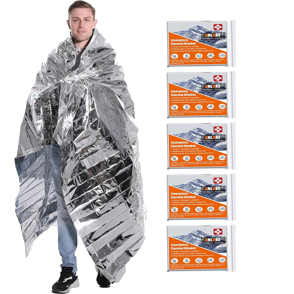 Emergency Survivor Thermal Blanket (Silver)