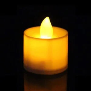 Diwali Smokeless Stylish LED Tealight Diya Candle (6 pcs)