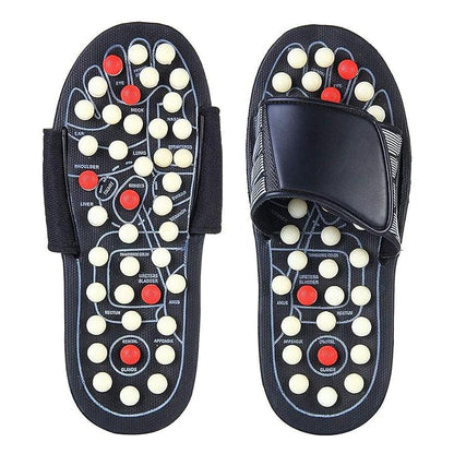 Acupressure Paduka Slippers Foot Massager for Full Body Blood Circulation -- For Men and Women (Unisex)
