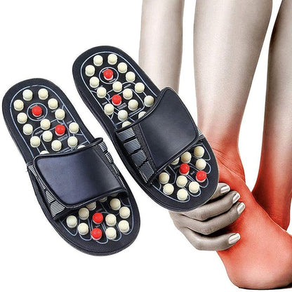 Acupressure Paduka Slippers Foot Massager for Full Body Blood Circulation -- For Men and Women (Unisex)