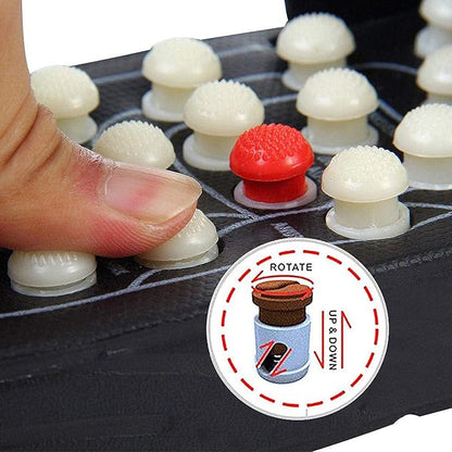 Acupressure Paduka Slippers Foot Massager for Full Body Blood Circulation -- For Men and Women (Unisex)