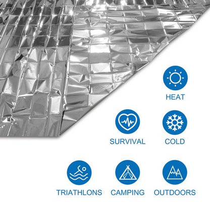 Emergency Survivor Thermal Blanket (Silver)