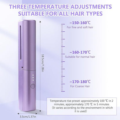 Hair Styling Rechargeable Mini Straightener