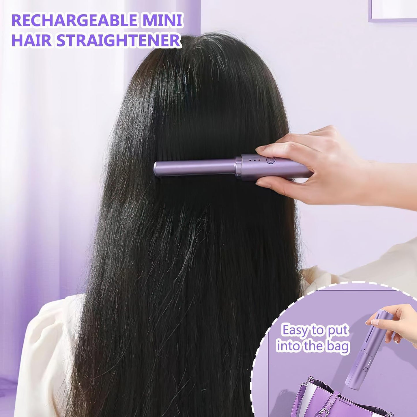 Hair Styling Rechargeable Mini Straightener