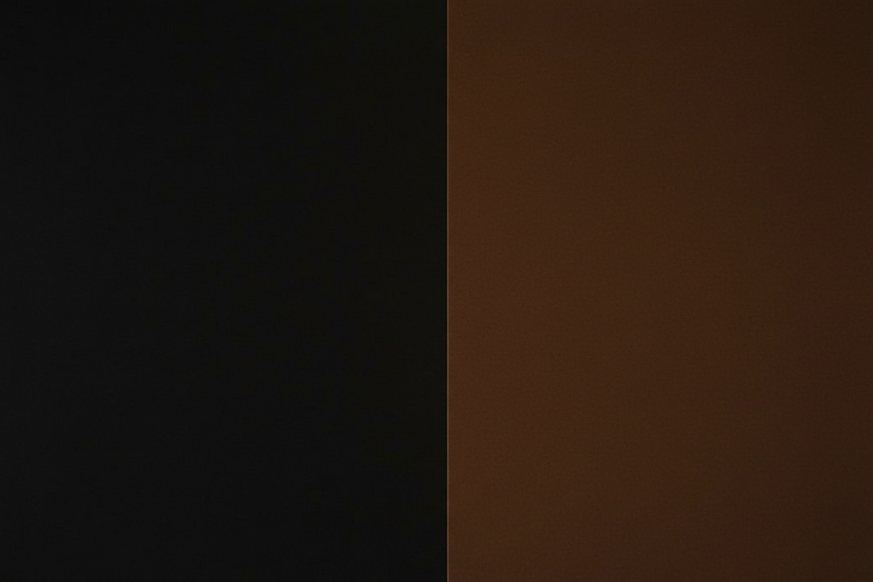 generate half black n half brown color