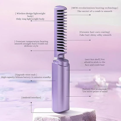 Hair Styling Rechargeable Mini Straightener