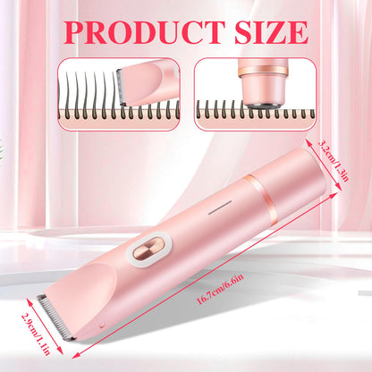 2 in 1 Electric Shaver, Dual Head Trimmer for Women and Men, Comfort Electric Shaver for Underarm ,Leg, Arm, Body, Face Hair